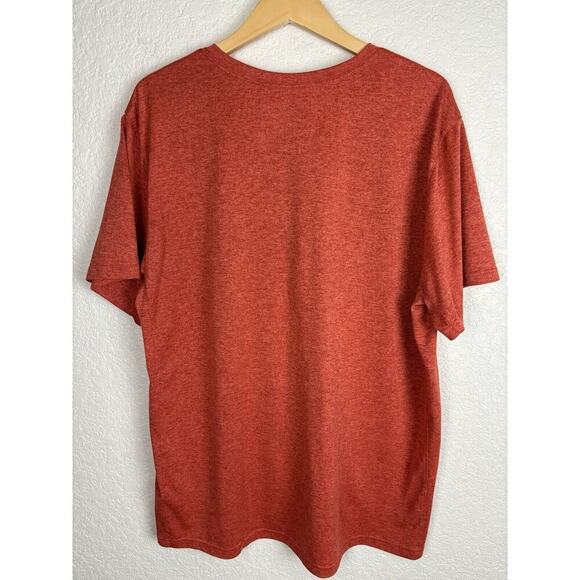 Bundle of 2 Nike Dri Fit TShirt Mens Size XL Orange Black Vneck Athletic Workout - Picture 6 of 14